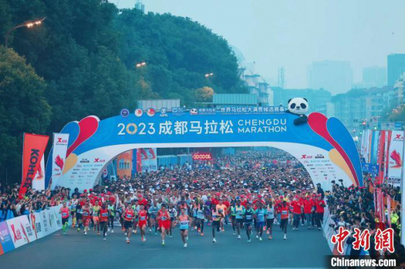 2023成都马拉全球跑者共享公园城市魅力