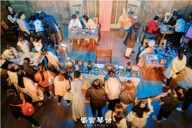 国风文化科普体验及宣传活动第十二场科普体验《千编万华·匠心编织》雅集于蜀宫琴台圆满举办