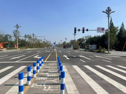 彭州市濛阳镇飞星路中段正式通车