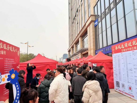 百企千岗——2025年武侯区春风行动专场招聘会现场直击