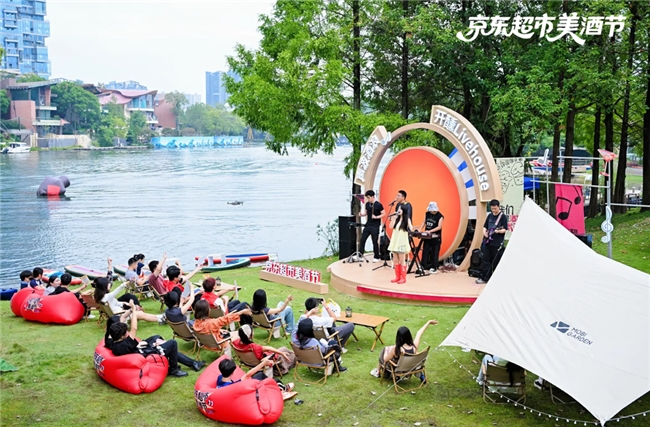 京东超市水上酒鬼集市收官，创新互动打造消费新体验