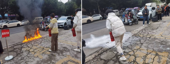 成都市武侯区机投桥街道潮音社区2025年119消防宣传月应急培训演练活动